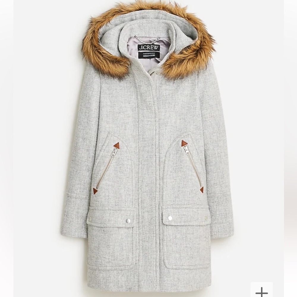 Chateau parka in Italian stadium-cloth wool